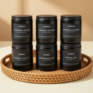 Candle Set for Men, 42 oz, 6-Pack