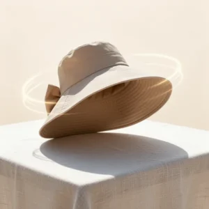 Women's Bowknot Wide Brim Sun Hat