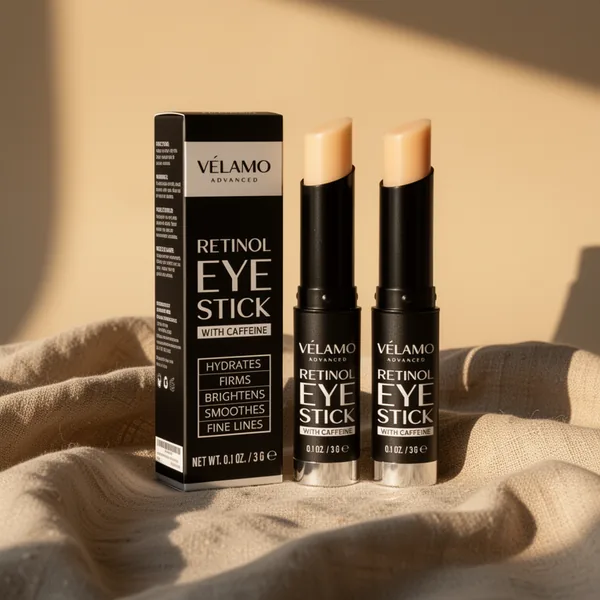 VELAMO ADVANCED Retinol Eye Stick: Retinol Eye Cream, 0.1 oz, 2 Pieces