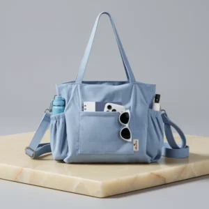 Miss Adola Large Corduroy Tote Bag for Women