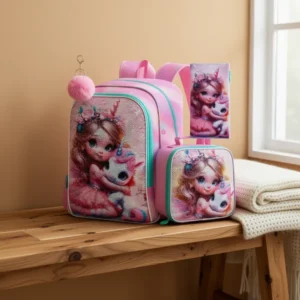 Kids Backpacks for Girls, 16-Inch, 3 Pieces