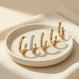 Turandoss Small Hoop Earrings for Women