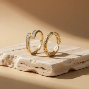 YADOCA 14K Gold Plated Toe Rings for Women