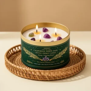 White Sage Candle, 12 oz