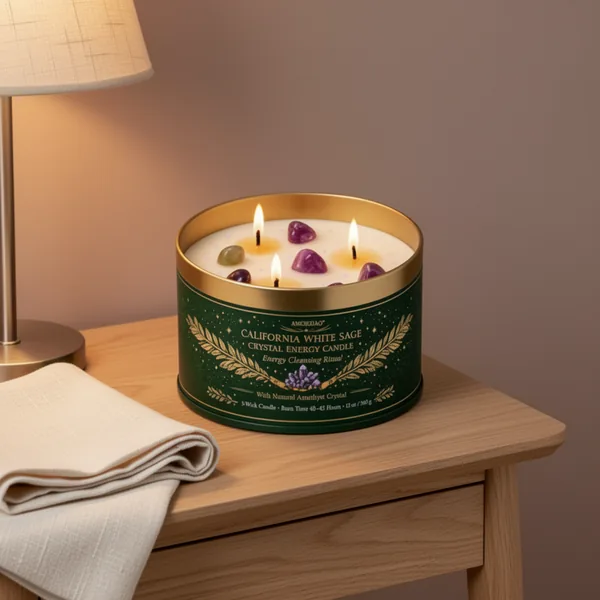 White Sage Candle, 12 oz