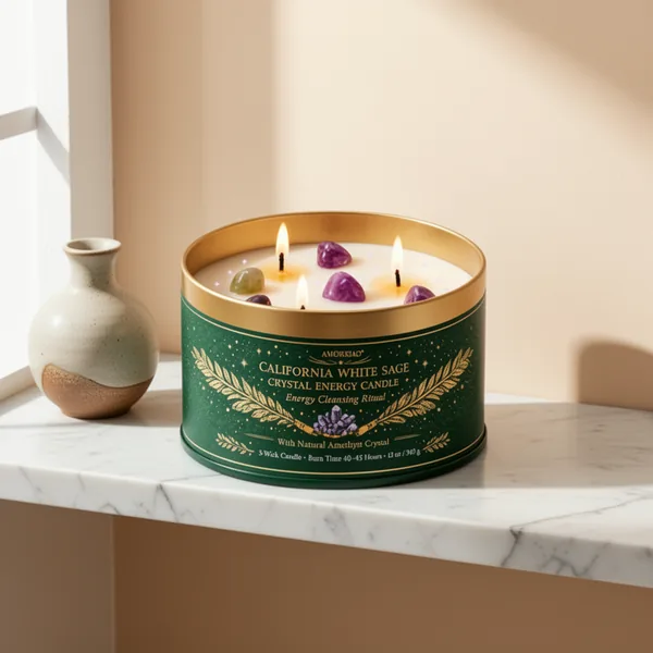 White Sage Candle, 12 oz