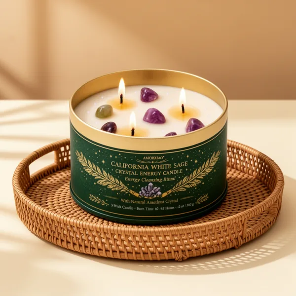 White Sage Candle, 12 oz