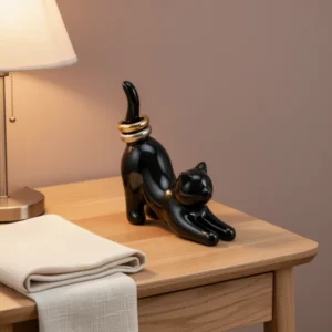 Ceramic Cat Ring Holder