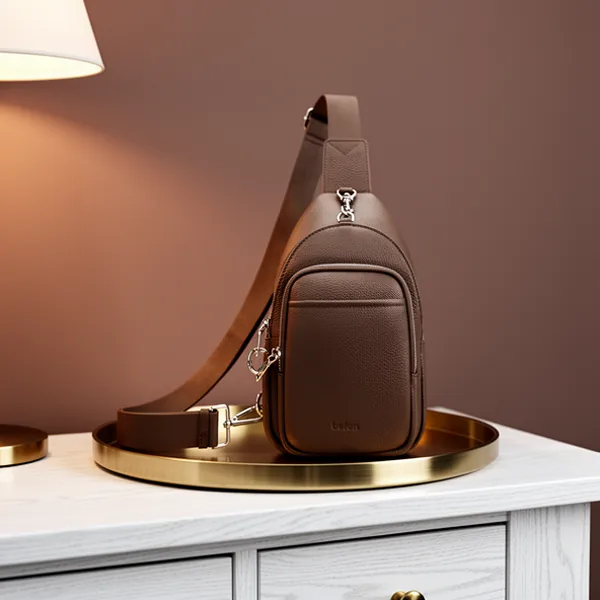 befen Coffee Real Leather Anti-Theft Small Crossbody