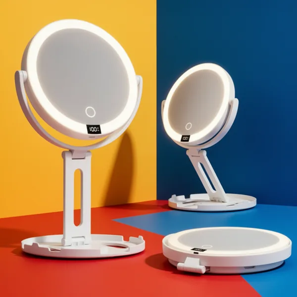 20X Travel Makeup Mirror with Lights