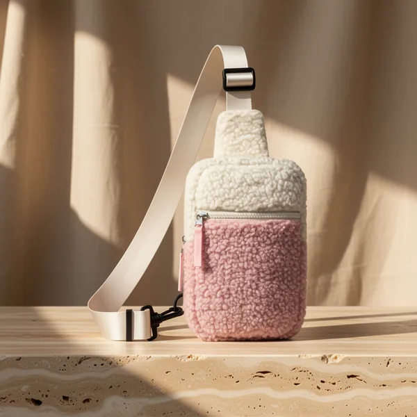 Fuzzy Fanny Pack Purse