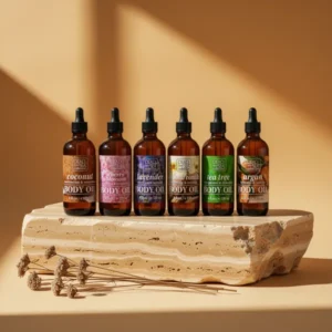 Dead Sea Collection Body Oil, 4 fl oz, 6-Pack, Lavender