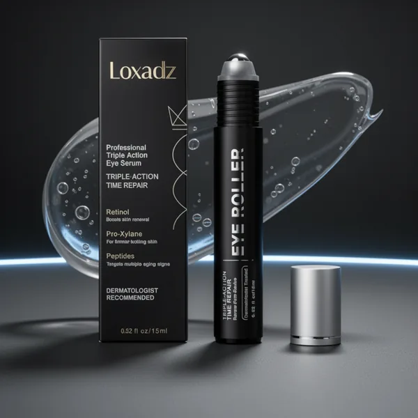 Under Eye Brightener Roller Caffeine & Retinol Eye Serum, 0.52 fl oz