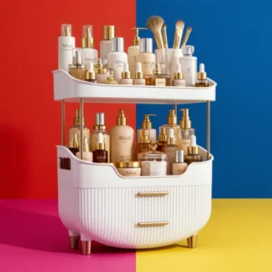 caktraie 4-Tier Makeup Organizer